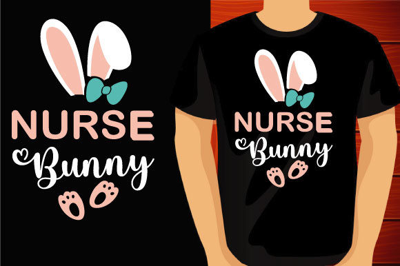 Nurse Easter Matching Easter Bunny Graphics