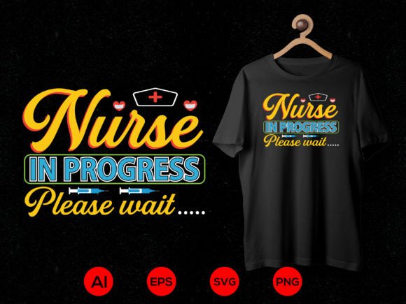Nurse T-shirt Design 05: Graphics & T-Shirt Designs