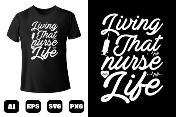 Nurse T-shirt Design 44: Graphics for T-Shirt Designs