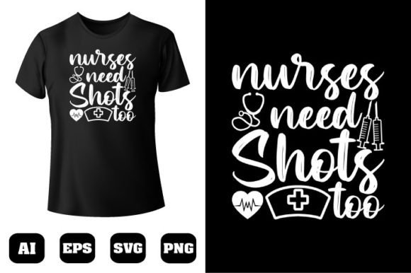 Nurse T-shirt Design 54: Graphics for T-Shirt Designs