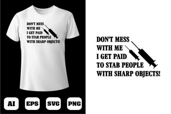 Nurse T-shirt Design 77: Graphics & T-Shirt Designs