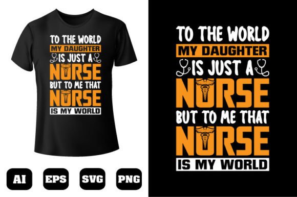 Nurse T-shirt Design 87: Graphics for T-Shirt Designs