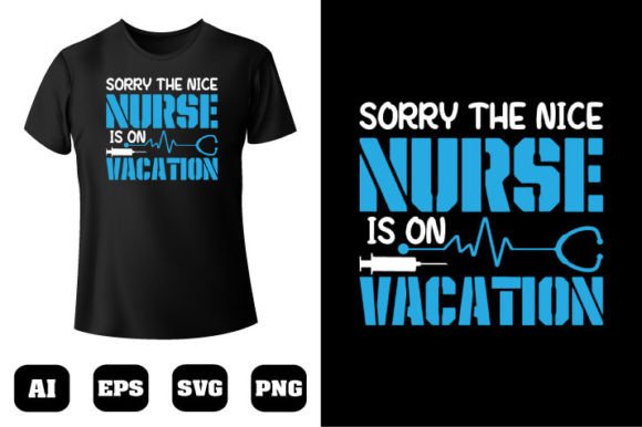 Nurse T-shirt Design 91: Graphics & T-Shirt Designs