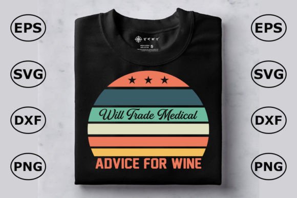 Nurse T Shirt Design, Will Trade Medical Graphics