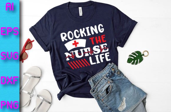Rocking the Nurse Life Graphics and Print Templates